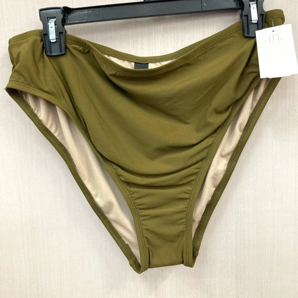 NWT Free Press Olive Green Bikini Bottom